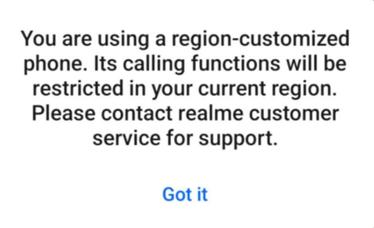 REALME WORLDWIDE [Without China] ▪ 172 Digit Unlock Code By IMEI For Regional Lock/Network Lock/Call Failed (Monday To Friday) Own Access ✅